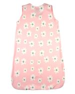 Saco de Dormir Casulo de Bebê Pijama Suedine Estampado Flores