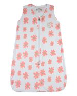Saco de Dormir Casulo de Bebê Pijama Suedine Estampado Flores
