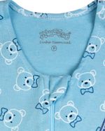 Saco de Dormir Casulo de Bebê Pijama Suedine Estampado Ursinhos