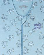 Saco de Dormir Casulo Bebê Menino Suedine Estampado Tartarugas