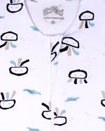 Saco de Dormir Casulo Bebê Menino Suedine Estampado Polvos