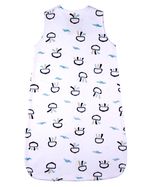 Saco de Dormir Casulo Bebê Menino Suedine Estampado Polvos