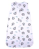 Saco de Dormir Casulo Bebê Menino Suedine Estampado Polvos
