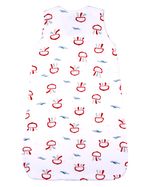 Saco de Dormir Casulo Bebê Menino Suedine Estampado Polvos