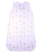 Saco de Dormir Casulo Bebê Menina Suedine Estampado Tulipas
