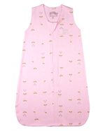 Saco de Dormir Casulo Bebê Menina Suedine Estampado Tulipas