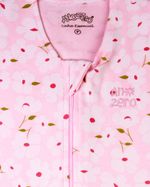 Saco de Dormir Casulo Bebê Menina Suedine Estampado Floral