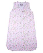 Saco de Dormir Casulo Bebê Menina Suedine Estampado Margaridas