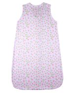 Saco de Dormir Casulo Bebê Menina Suedine Estampado Margaridas