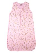 Saco de Dormir Casulo Bebê Menina Suedine Estampado Margaridas