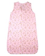 Saco de Dormir Casulo Bebê Menina Suedine Estampado Margaridas
