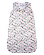 Saco de Dormir Casulo Bebê Menina Suedine Estampado Flores