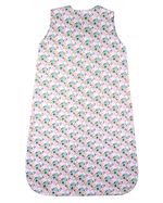 Saco de Dormir Casulo Bebê Menina Suedine Estampado Flores