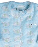 Saco de Dormir Bebe Casulo Pijama Cobertor Soft Nuvens Grosso Zíper