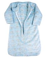 Saco de Dormir Bebe Casulo Pijama Cobertor Soft Nuvens Grosso Zíper