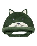 Touca de Bebê Plush Bordado Gatinho
