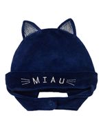 Touca de Bebê Plush Bordado Miau