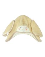 Touca de bebê Malha Pelúcia Ovelhinha