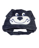 Touca Bebê Plush Jeans Laserwash Cachorrinho