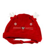 Touca de Bebê Veludo Ondulê Gatinha