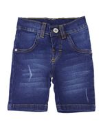 Conjunto Infantil Menino Malha Colorê Soft Touch e Indigo Stone Washed Rock Star