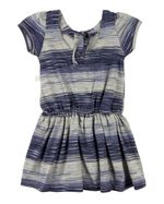Vestido Infantil Malha Mescla Estampada Strass