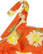 Vestido Infantil Verão Sem Mangas Microfibra Estampa Digital Floral