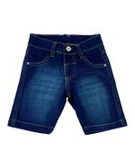Bermuda Infantil Índigo Júlia Stone Washed com Used