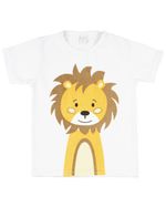 Pijama Curto Menino Infantil 10 Meses a 4 Anos Cotton Fino Verão Manga Curta Bichinhos