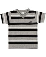 Pijama Infantil Menino Malha Mescla Listrada Silk AZ