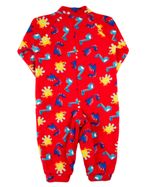 Macacão Infantil Pijama Inverno Malha Grossa Microsoft Estampado