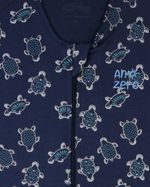 Saco de Dormir Casulo Bebê Menino Suedine Estampado Tartarugas