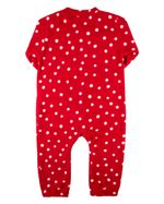 Macacao Bebe Infantil Pijama Inverno Malha Grossa Microsoft Estampado Zíper Bolinhas
