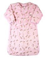 Saco de Dormir Bebe Casulo Pijama Cobertor Soft Nuvens Grosso Zíper