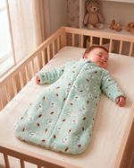 Saco de Dormir Bebe Casulo Pijama Cobertor Soft Estampado Grosso Ziper