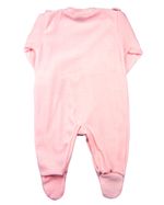 Macacão Bebê Plush Bordado Gatinha com Lacinho