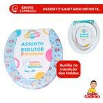 ASSENTO SANITARIO REDUTOR INFANTIL AZUL