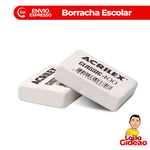 BORRACHA CLASSIC 40 BRANCA ACRILEX