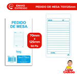 CADERNO TALONADO PEDIDO DE MESA