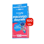 CAIXA PERCEVEJO DOURADO COM 100 UND