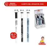 CANETA GEL APAGAVEL DOG 07MM