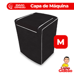 CAPA DE MAQUINA FLANELADA PRETA M