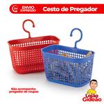 CESTO PARA PRENDEDOR DE ROUPAS SORTIDO