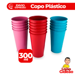 COPO 300ML PLASTICO