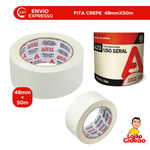 FITA CREPE 48X50M FITA CREPE LARGA PARA PINTURA