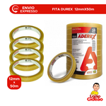 FITA DUREX FINA 12X50 FITA PARA EMBRULHAR