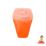 JARRA GRADUADA 2L LARANJA NEON GARRAFA PARA SUCO AGUA BEBIDA