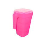 JARRA GRADUADA 2L ROSA NEON GARRAFA PARA SUCO E AGUA