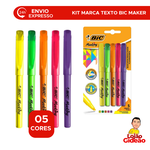 MARCA TEXTO BIC MARKING 5 CORES