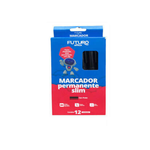 MARCADOR PERMANENTE SLIM PRETO PONTA REDONDA